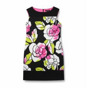 AGB Floral Sleeveless Shift Dress Size 16
